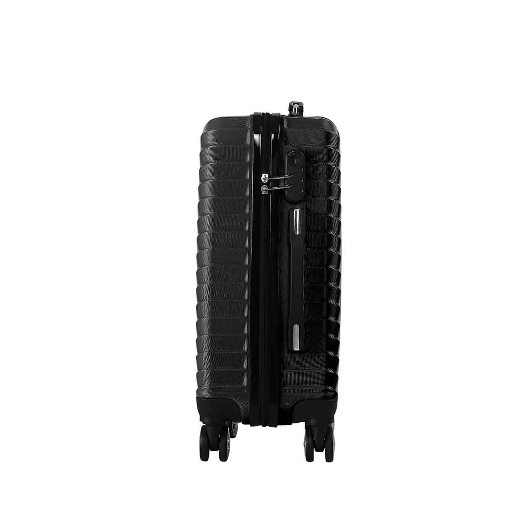 Slimbridge 20" Carry On Travel Luggage Black 20 inch-1942352930258685956