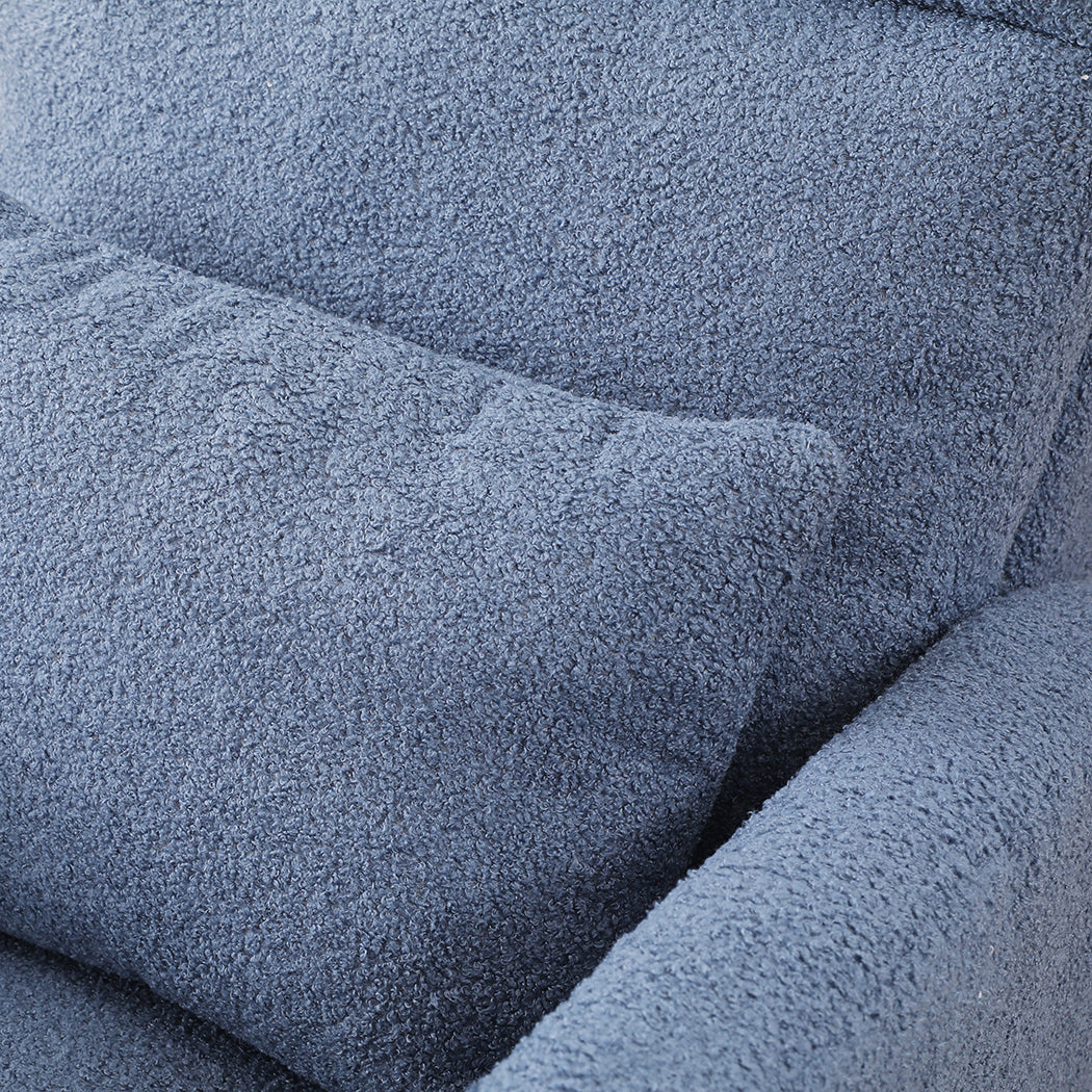 Levede Rocking Chair Ottoman Footrest With Side Pocket-1910112281321148420