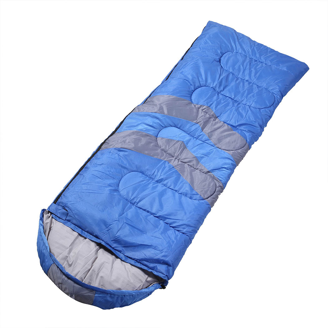 Mountview Single Sleeping Bag Bags Outdoor Blue-1942352890593153028