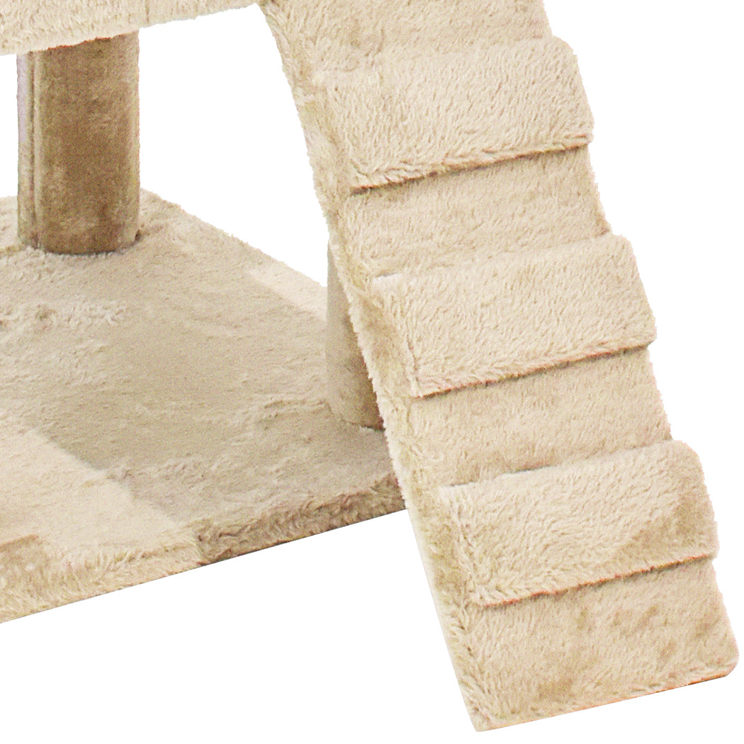 PaWz Cat Tree Scratching Post Scratcher Beige-1942353259029204996
