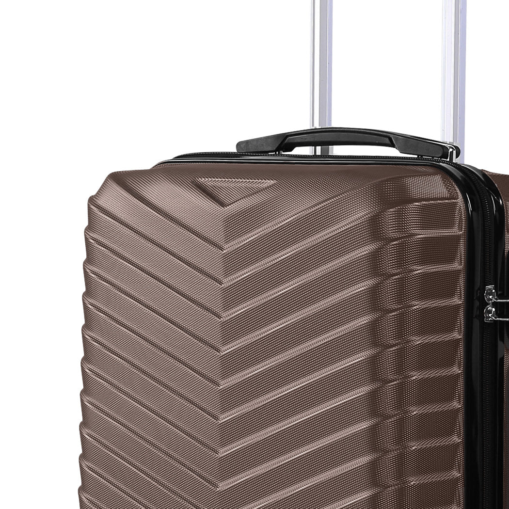 Slimbridge 24" Luggage Suitcase Travel Coffee 24 inch-1942352928706793476