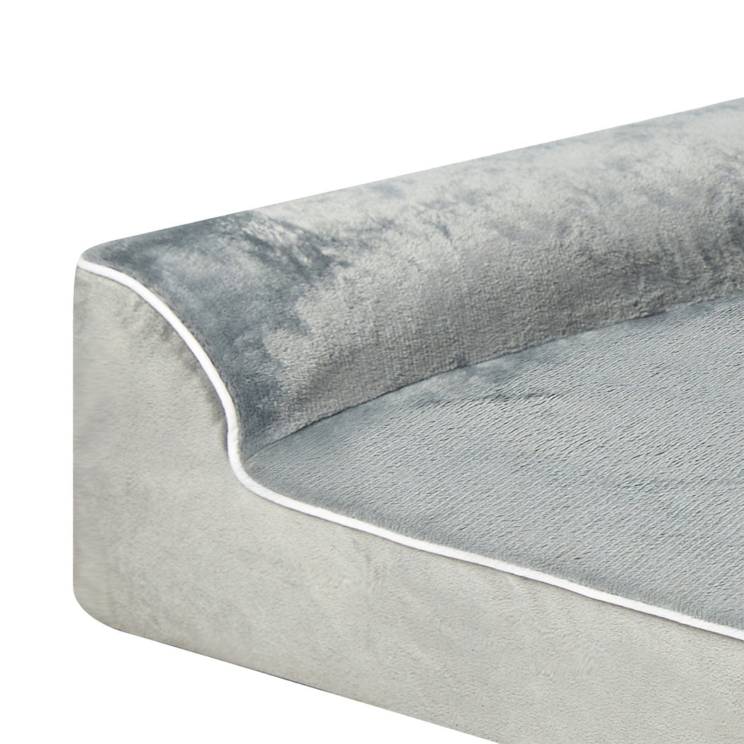 Pawz Orthopedic Dog Bed L Grey-1942353668061925380
