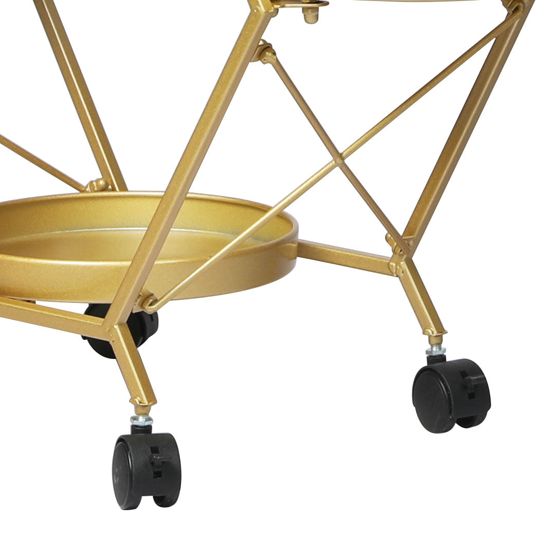 Levede Plant Stand Garden Outdoor Indoor Gold-1942353751700541444
