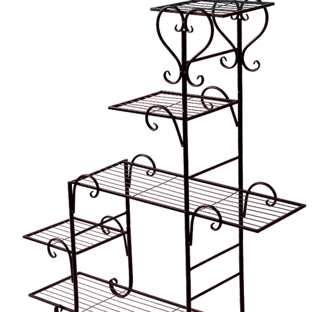 Levede Plant Stand Outdoor Indoor Metal Bronze-1942353740409475076