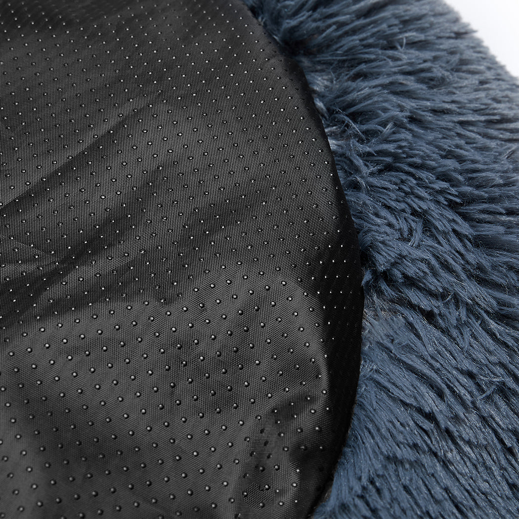 PaWz Pet Bed Cat Dog Donut Nest Calming XXXL Dark Grey XXX-Large-1942353257246625796