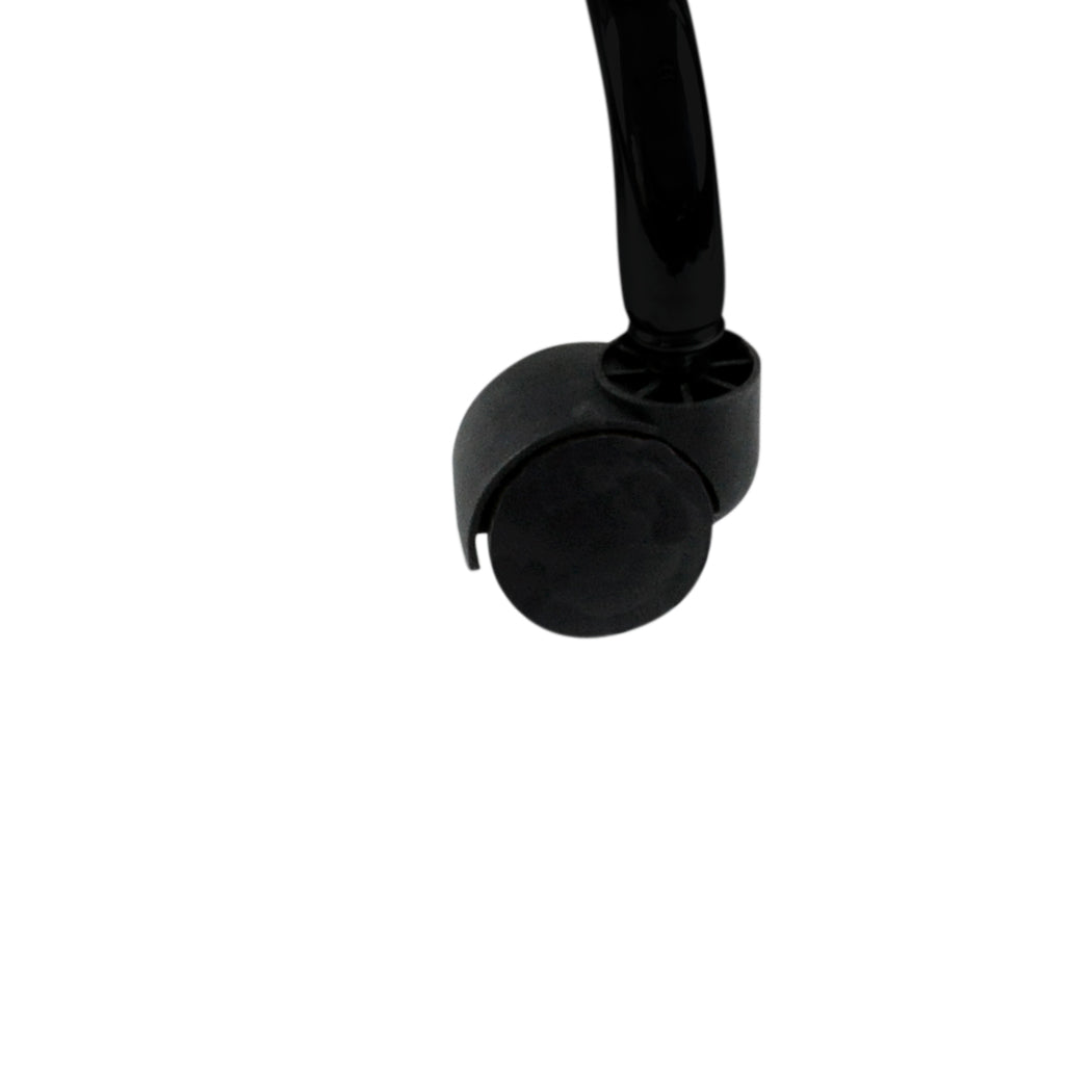 Levede Salon Stool Swivel Bar Stools Black with Black Stand-1910112553946714116