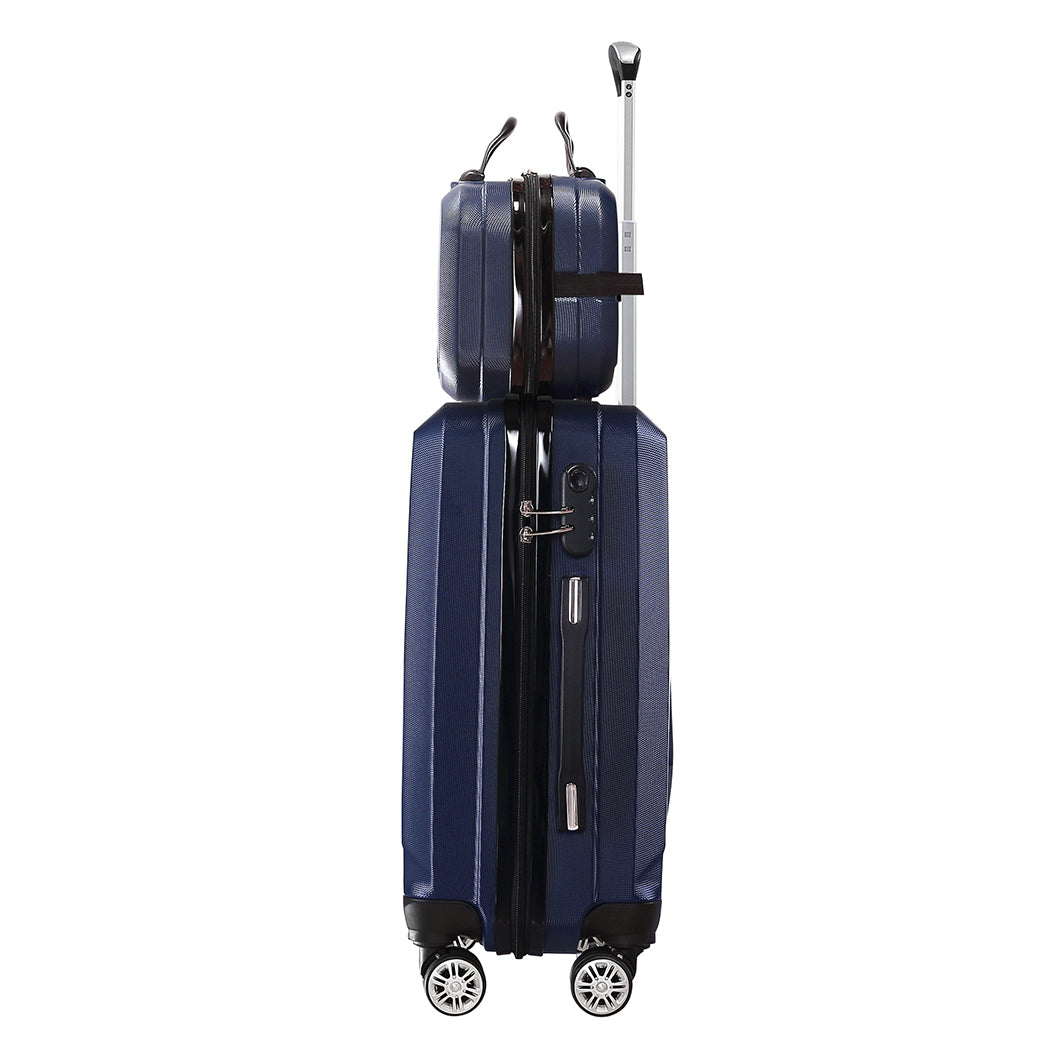 Slimbridge 2pcs 20"Travel Luggage Set Novy-1942352932141928452
