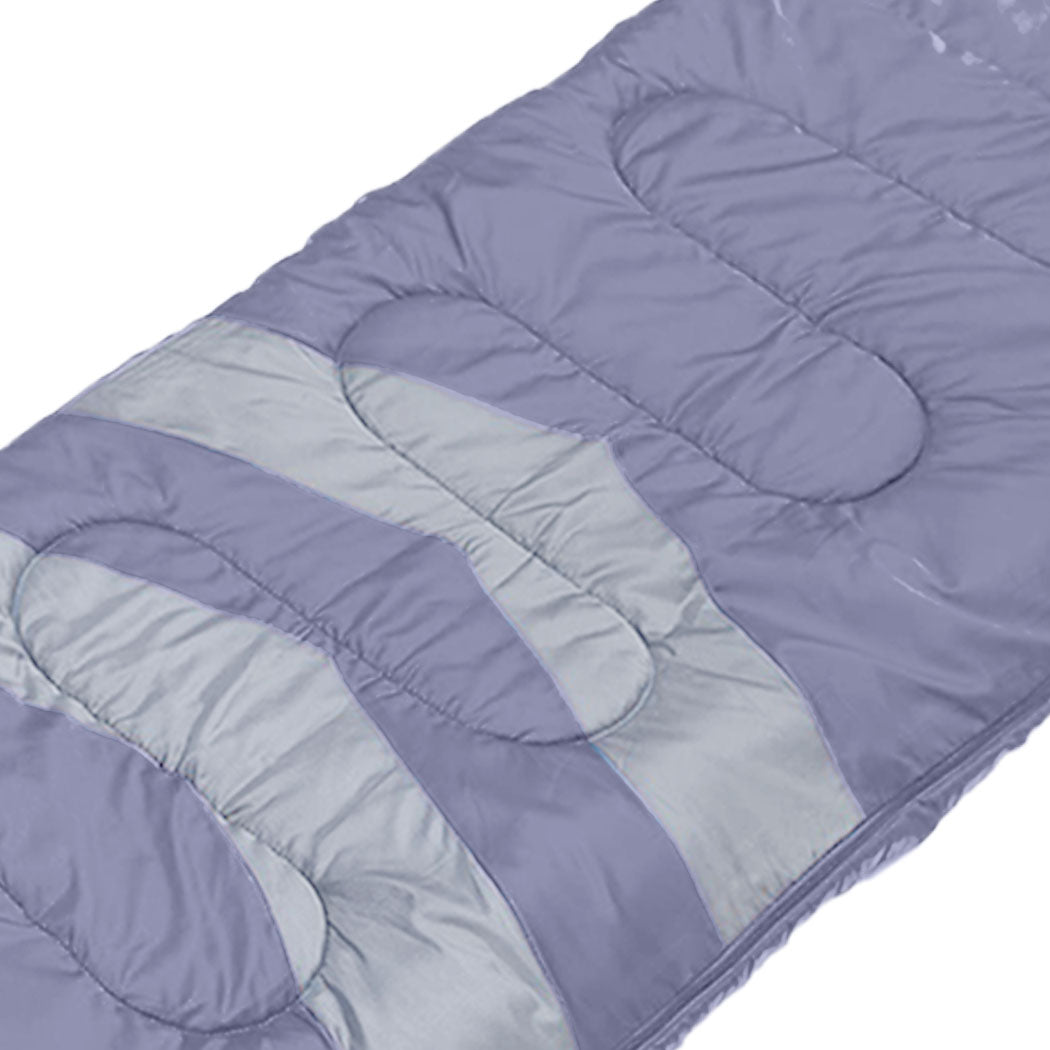 Mountview Single Sleeping Bag Bags Outdoor Grey-1942352890798673924