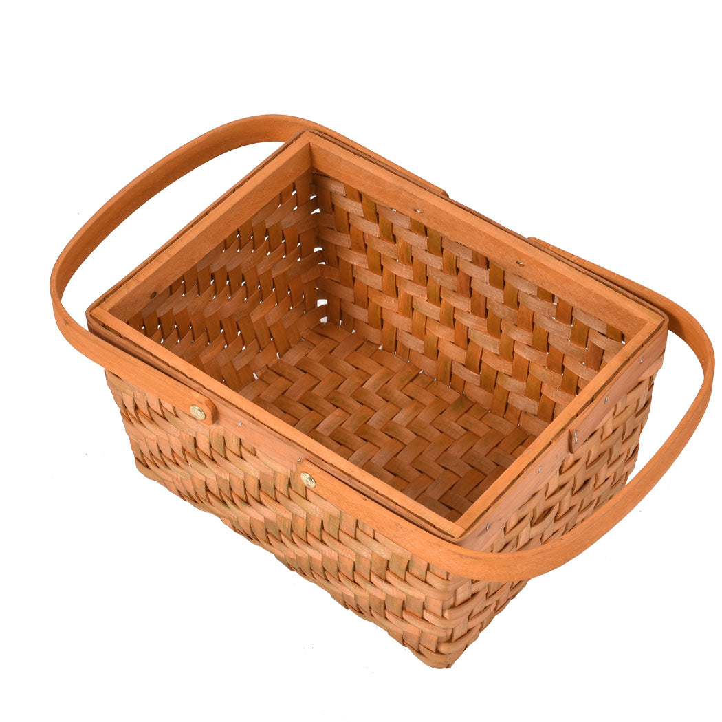 Picnic Basket Baskets Outdoor Deluxe-1942353784445472772