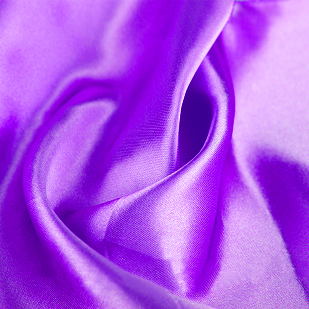 50x Satin Chair Sashes Cloth Cover Wedding Lavender-1942353141123125252