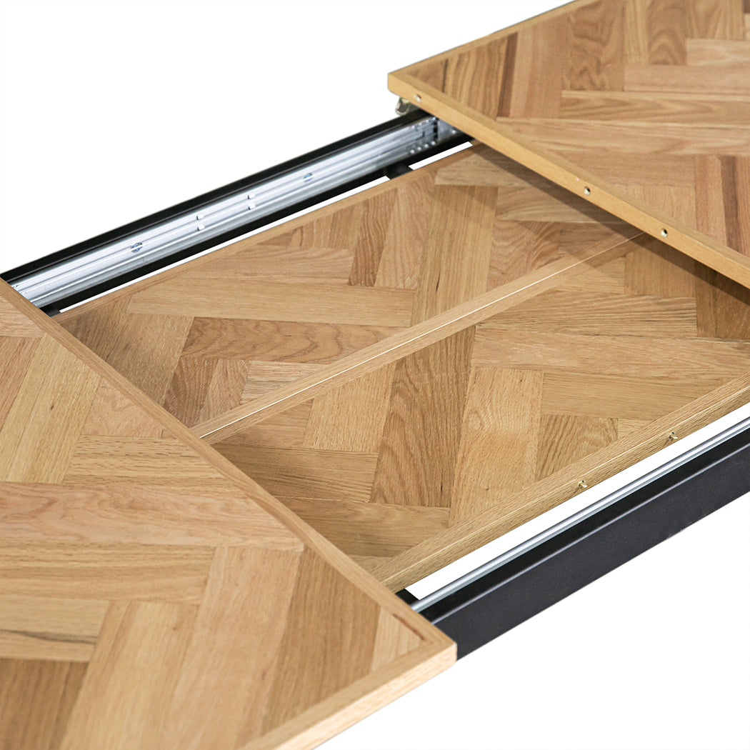 Levede Dining Table 1.8-2.4M Extendable-1919892935332204548