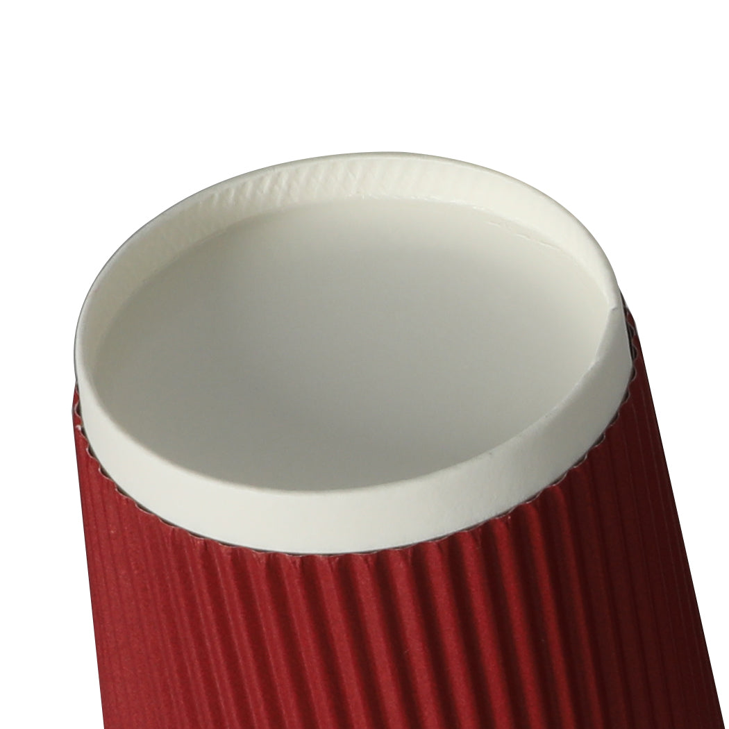 100 Pcs 16oz Disposable Takeaway Coffee Red-1942353276968243204