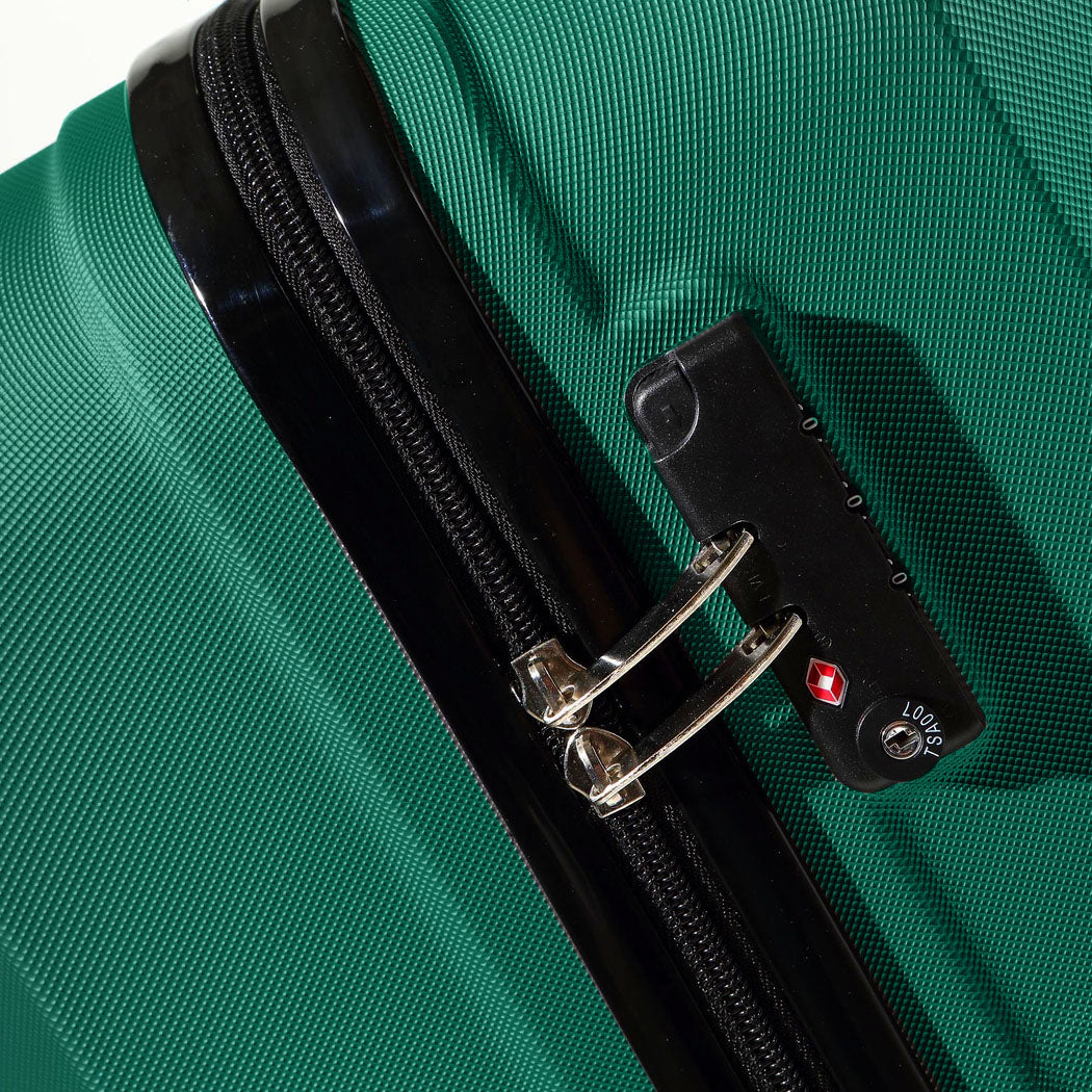 Slimbridge 20"24"28" 3PC Luggage Sets Green-1942352928165728260