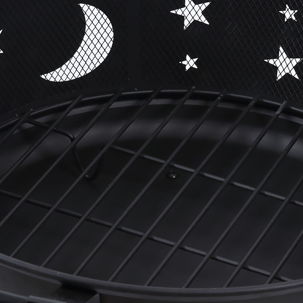 Fire Pit BBQ Grill Pits Outdoor Fireplace-1942353056884723716