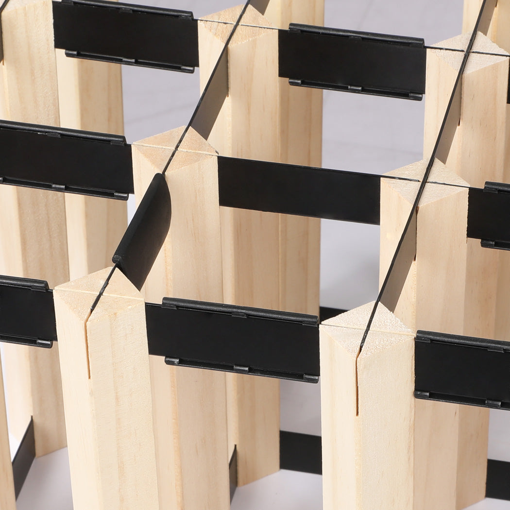 Levede Timber Wine Storage Rack Wooden 12 Bottle-1942353774542721028