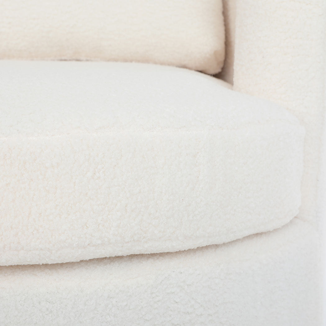 Levede Fleece Swivel Chair-1910112200782123013