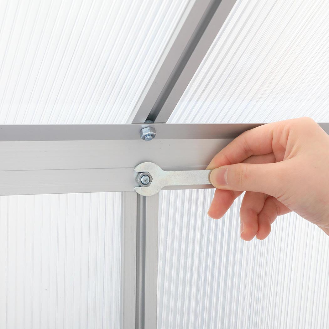 Lambu Greenhouse Aluminium Walk In Green-1942353762802864133