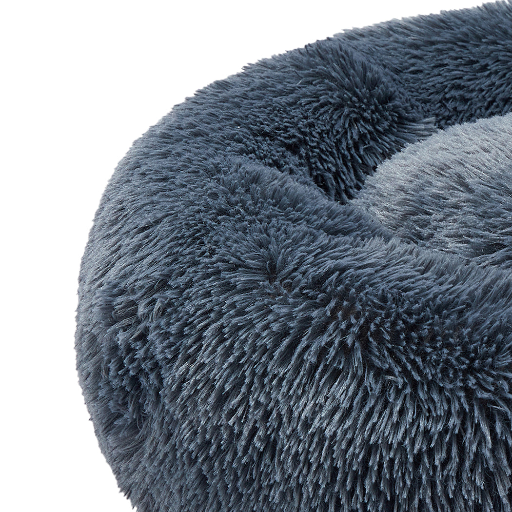 PaWz Pet Bed Cat Dog Donut Nest Calming XXXL Dark Grey XXX-Large-1942353257246625797