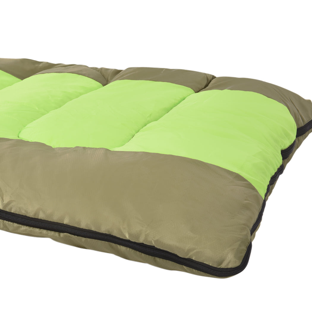 Mountview Sleeping Bag Outdoor Camping Green-1942352887959130117