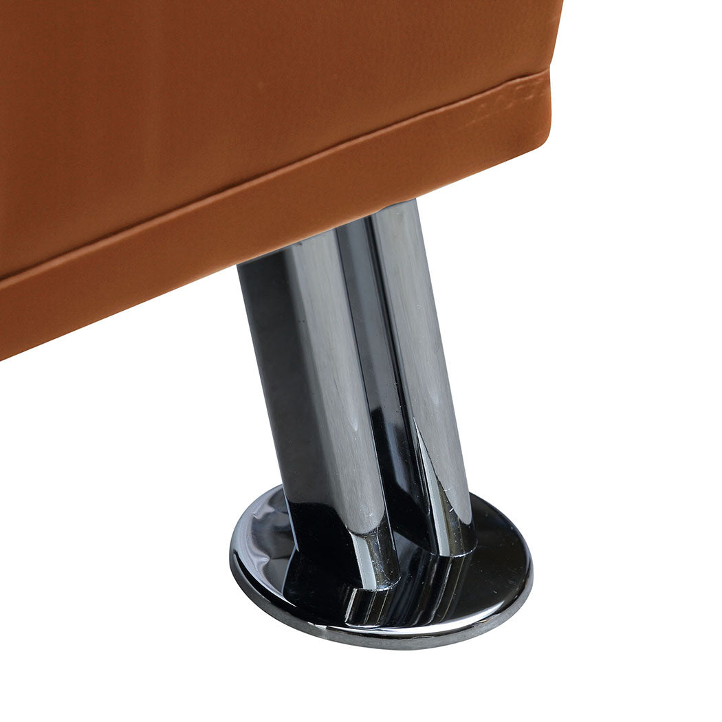Levede Sofa Bed Adjustable Recliner Brown-1910113319998590981