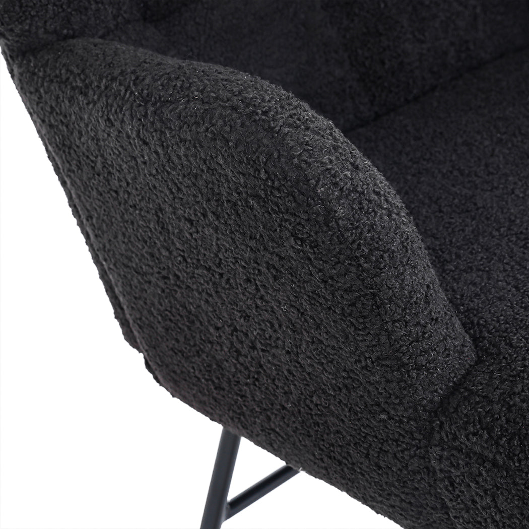 Levede Fleece Rocking Chair-1910112200283000837