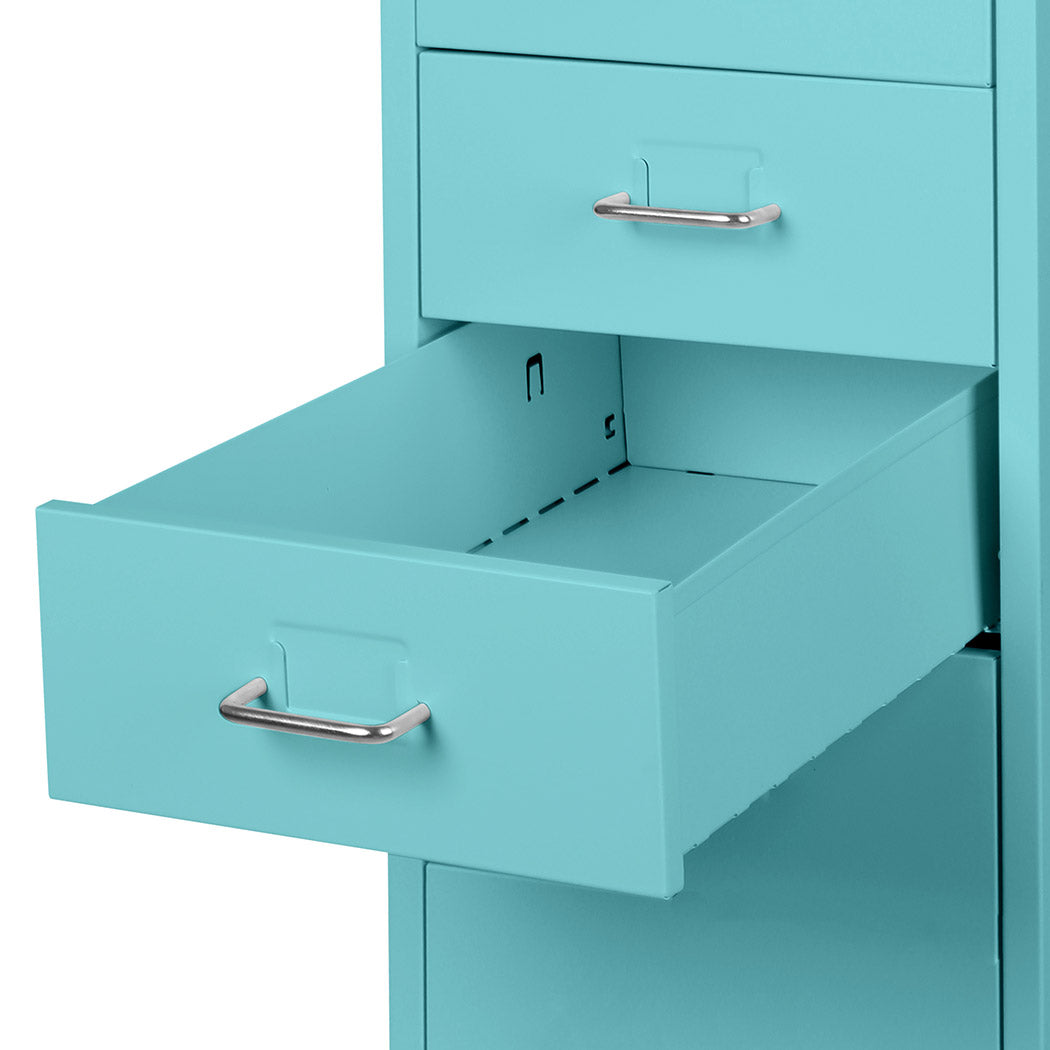 Levede 5 Drawer Office Cabinet Drawers Turquoise-1917016720950824965