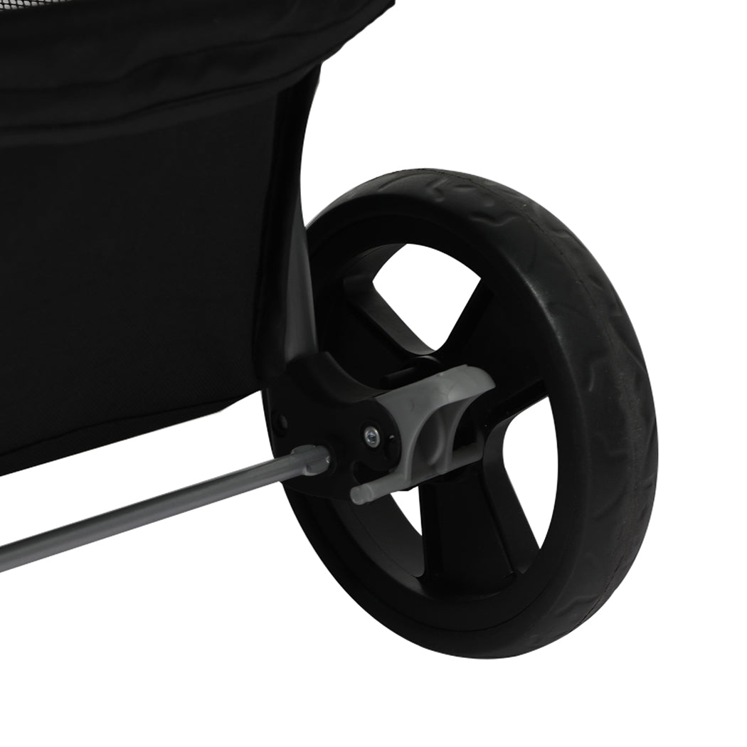 PaWz Large Pet Stroller Dog Cat Carrier Black-1942352819982045189