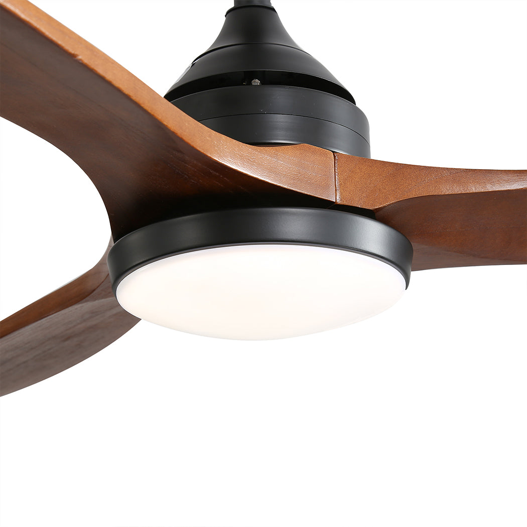 Spector 52'' Ceiling Fan DC Motor LED Walnut-2006733156178333701