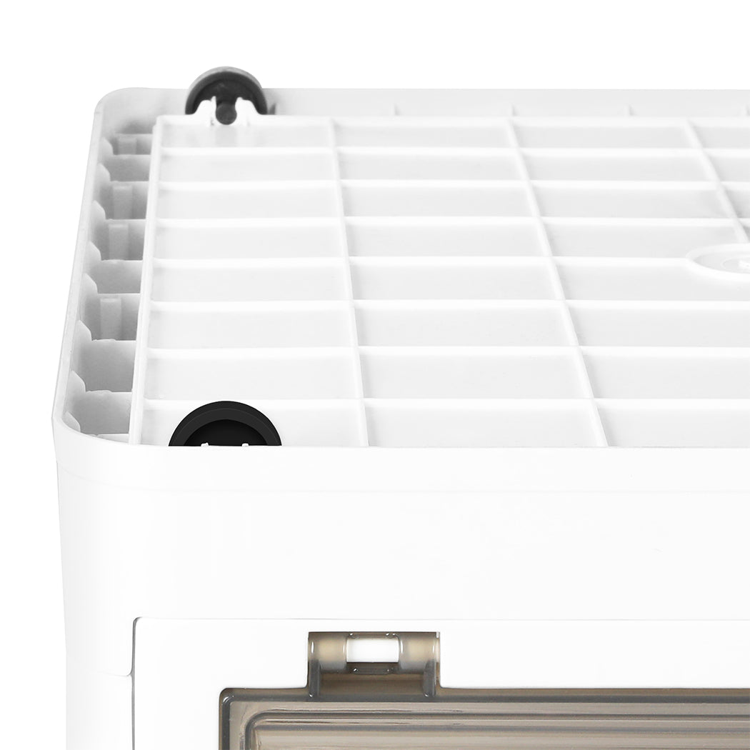 Storage Box Plastic Stackable Container L Large-1942352812054810629