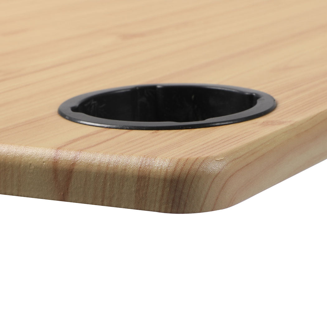 Levede Standing Desk Height Adjustable Oak-1910113012900040709