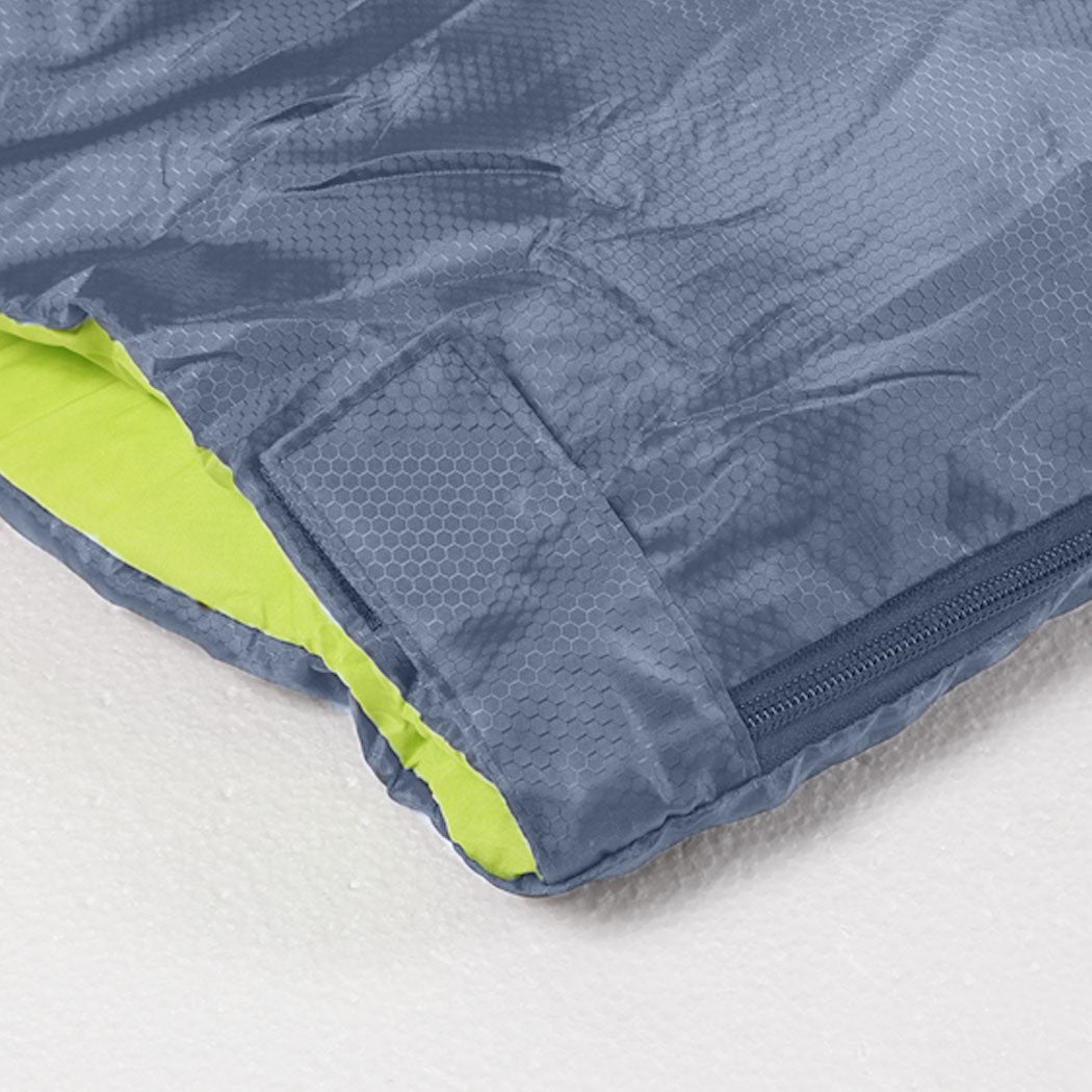Mountview Double Sleeping Bag Bags Outdoor Grey-1942352887573254149