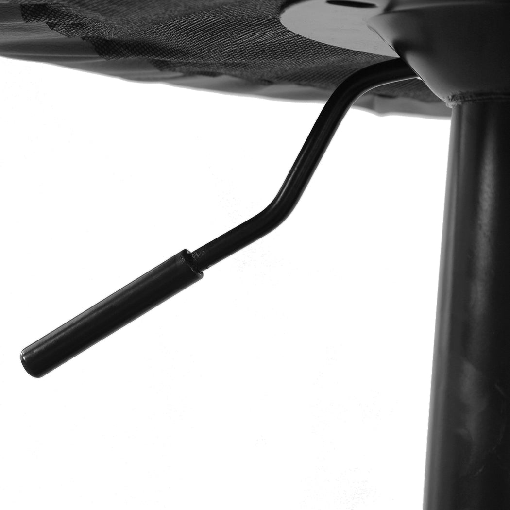 2x Bar Stools Stool Kitchen Chairs Swivel Grey-1919892919276408837