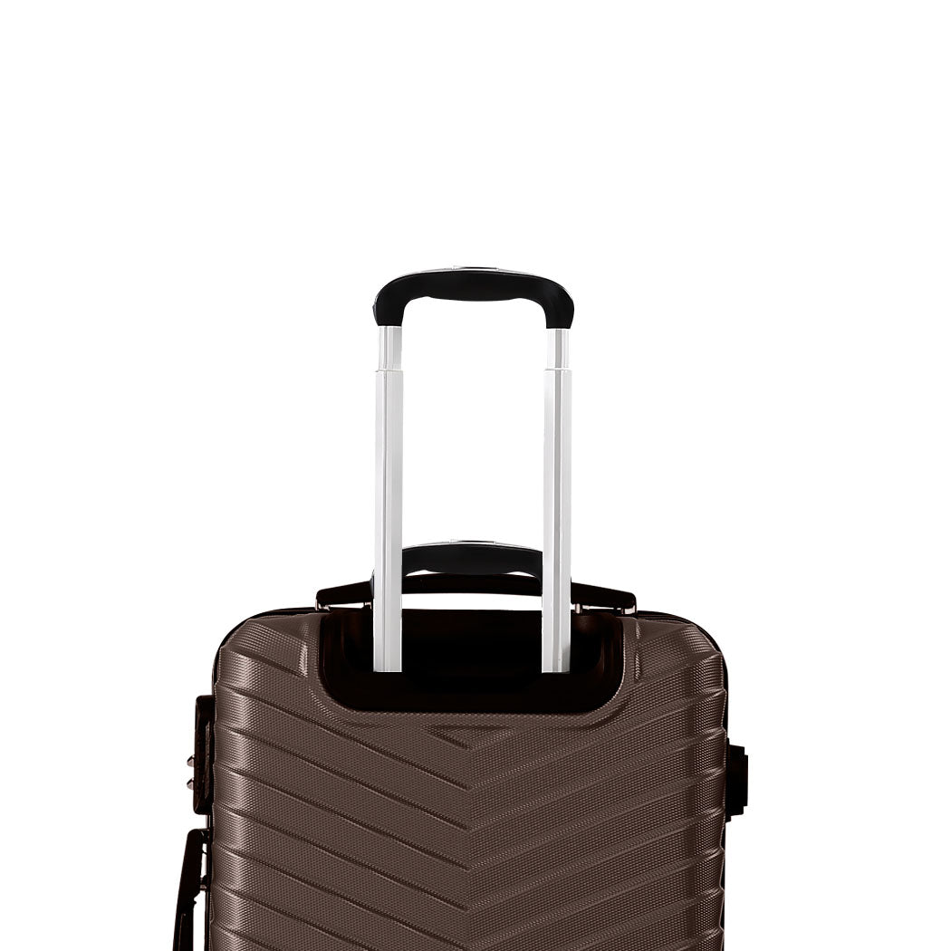 Slimbridge 20" Carry On Travel Luggage Coffee 20 inch-1942352930434846725