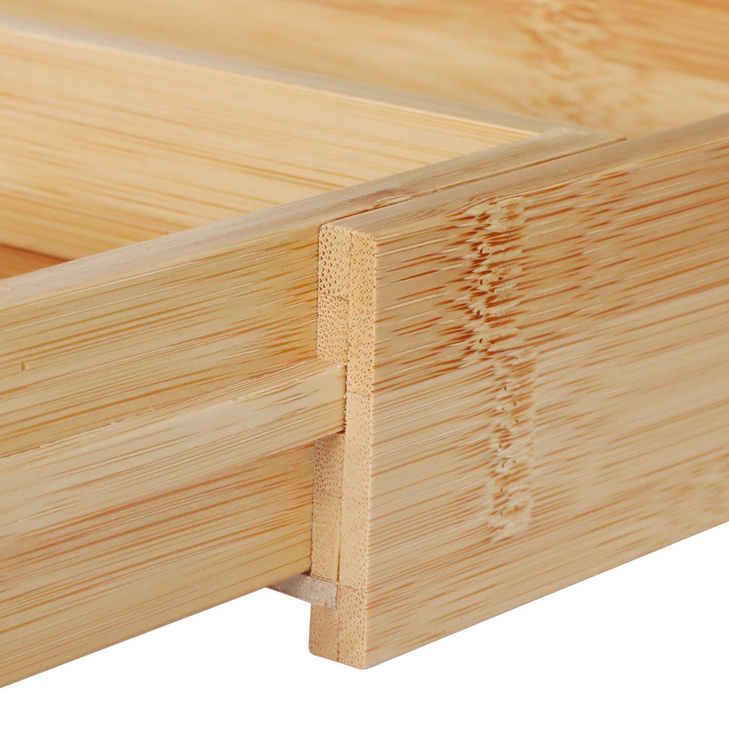 Toque Bamboo Expandable Kitchen Drawer Organizer Storage-2006732763281100805