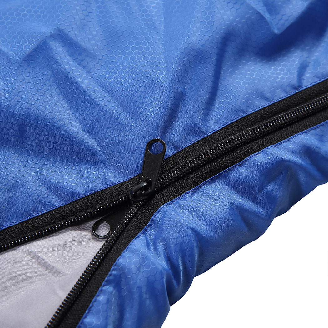Mountview Single Sleeping Bag Bags Outdoor Blue-1942352890593153029