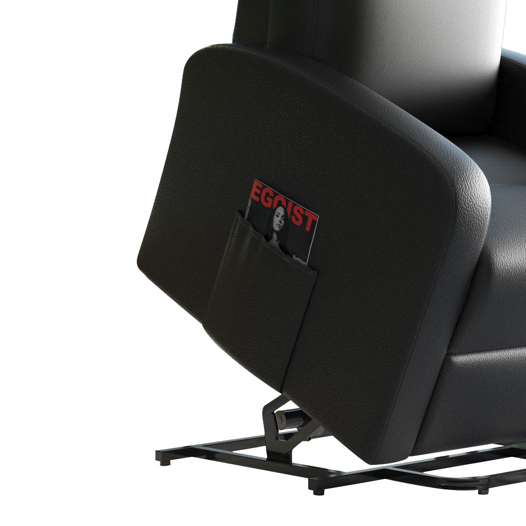 Levede Electric Massage Chair Recliner Black-1910112921929781253