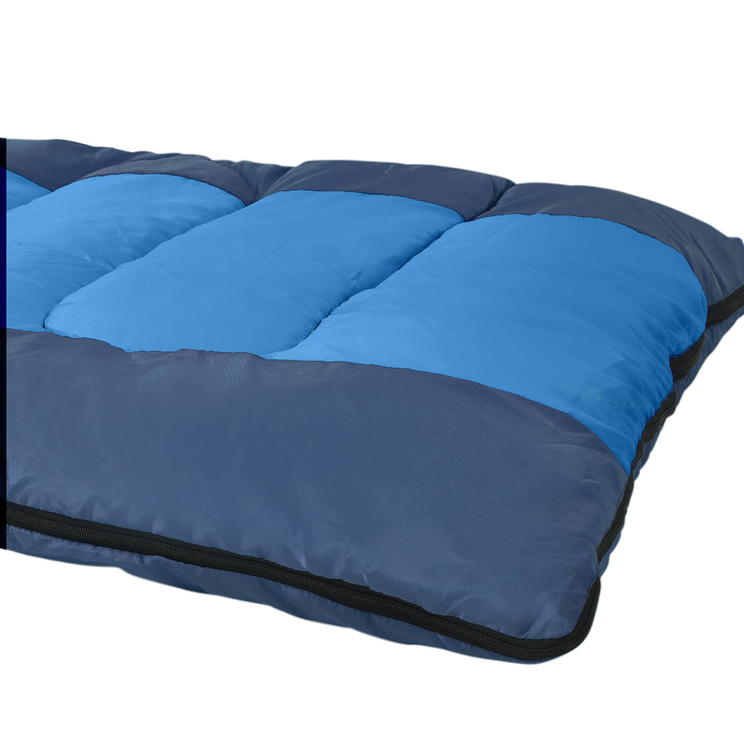 Mountview Sleeping Bag Outdoor Camping Blue-1942352887770386437