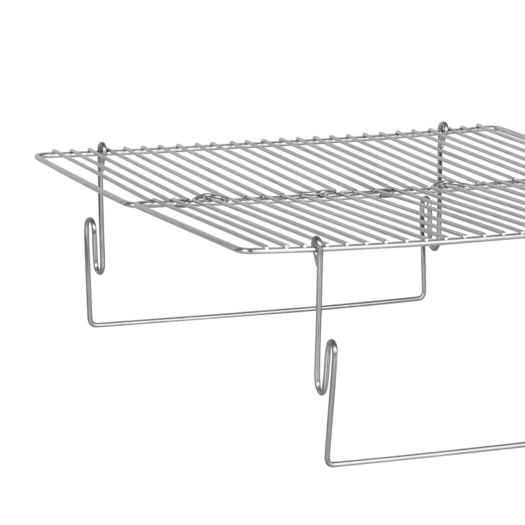 Levede Folding BBQ Portable Charcoal Grill 2-IN-1-1942353695488479237