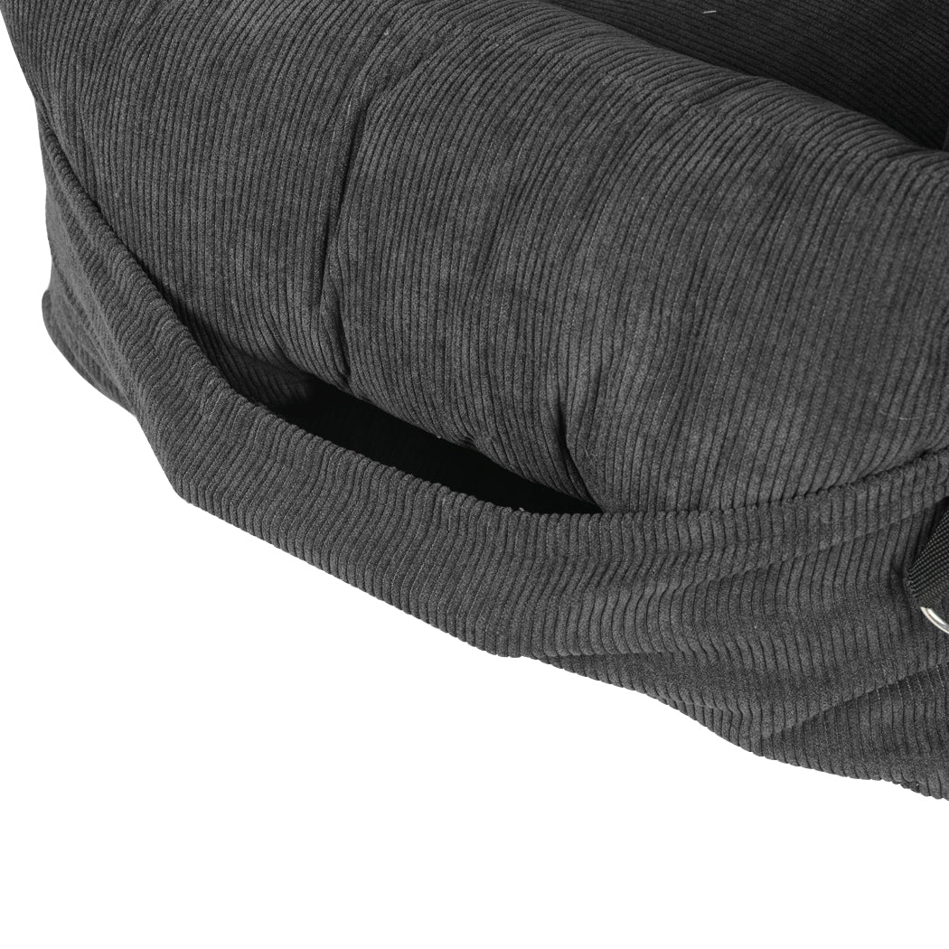 PaWz Pet Car Booster Seat Dog Protector M Grey Medium-1942352753527492613