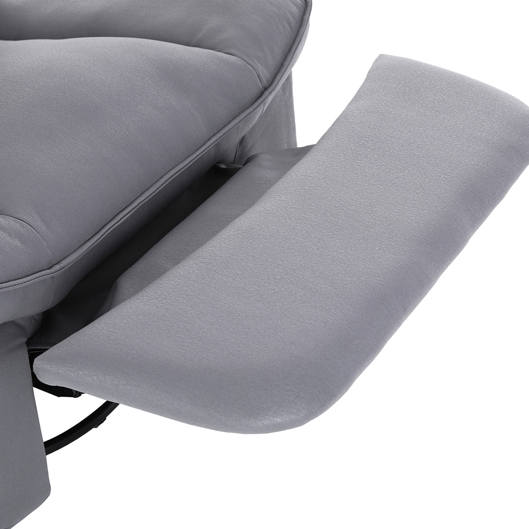 Levede Electric Chair Recliner Swivel Grey-1910112923443924997