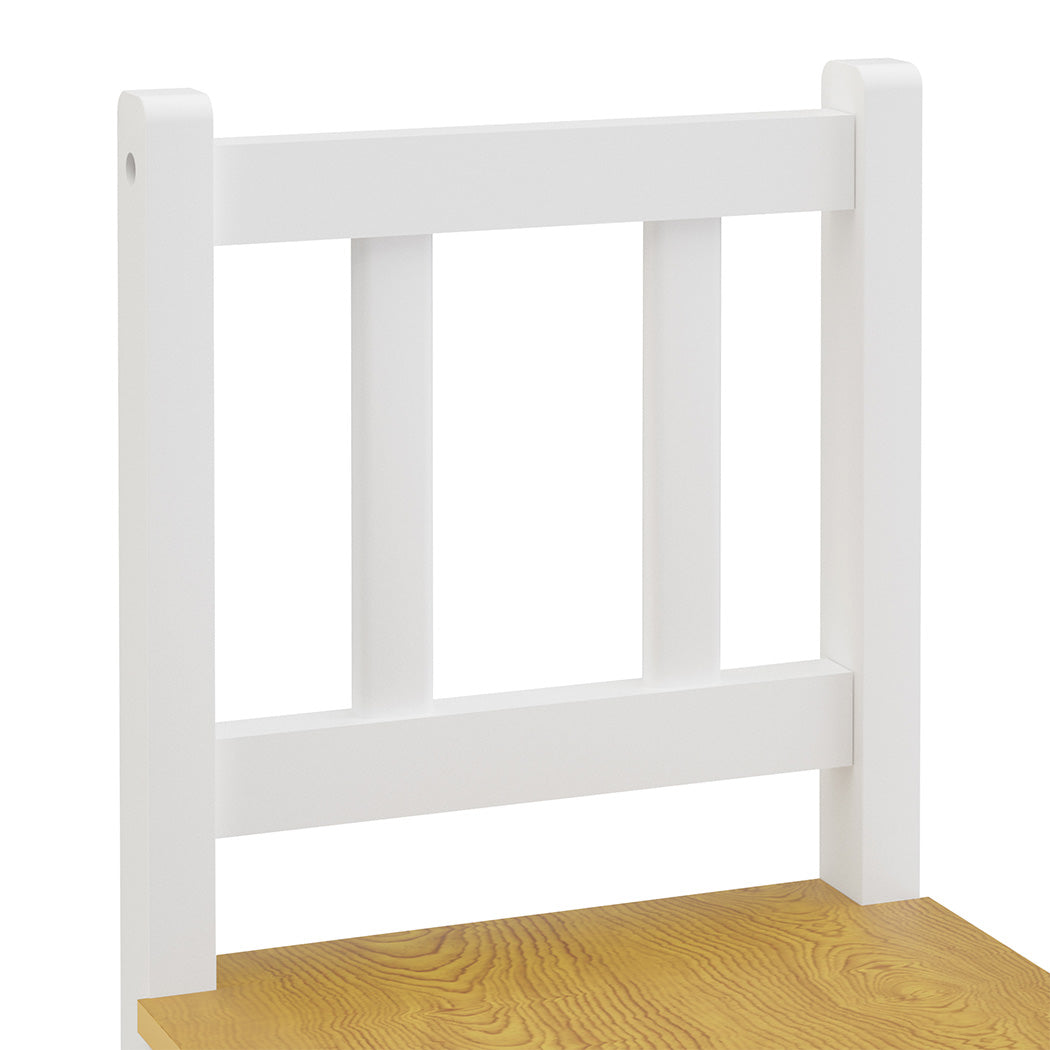 Bopeep Kids Table and Chairs Set Wooden 3PCS Study Play-1919278356839403525