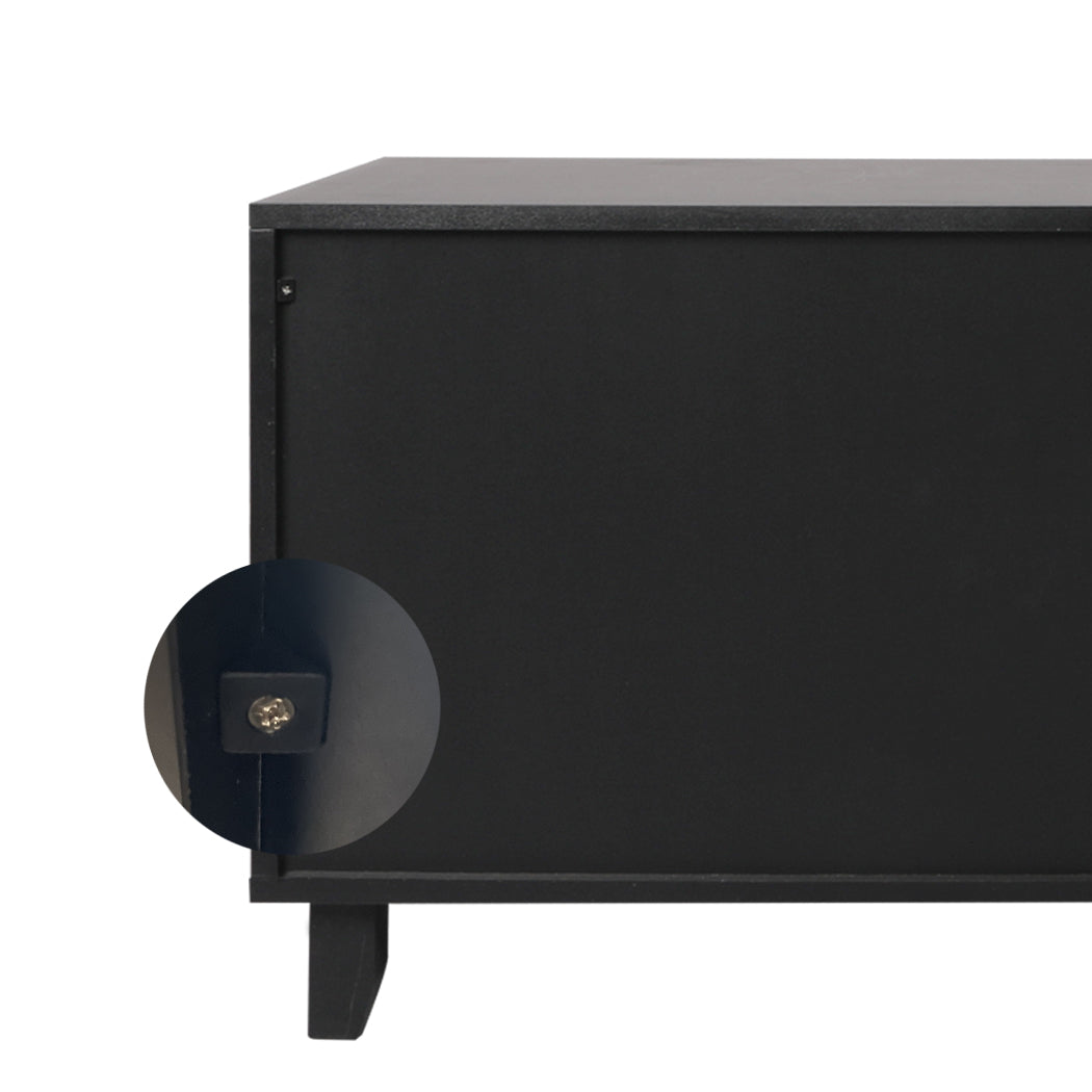PaWz Enclosed Cat Litter Cabinet Box Black-1942352745675755525