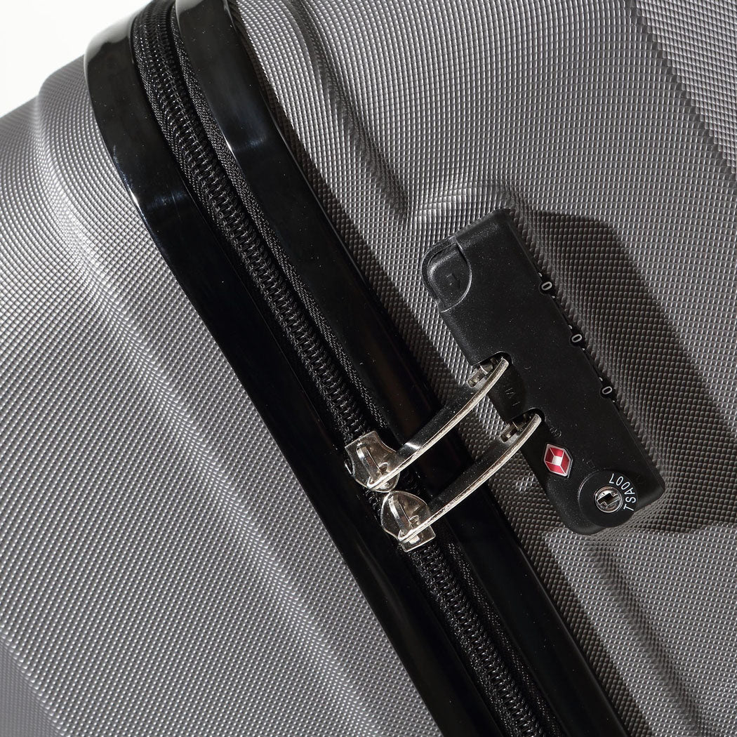 Slimbridge 20" Travel Luggage Lightweight Dark Grey 20 inch-1942352925917581317