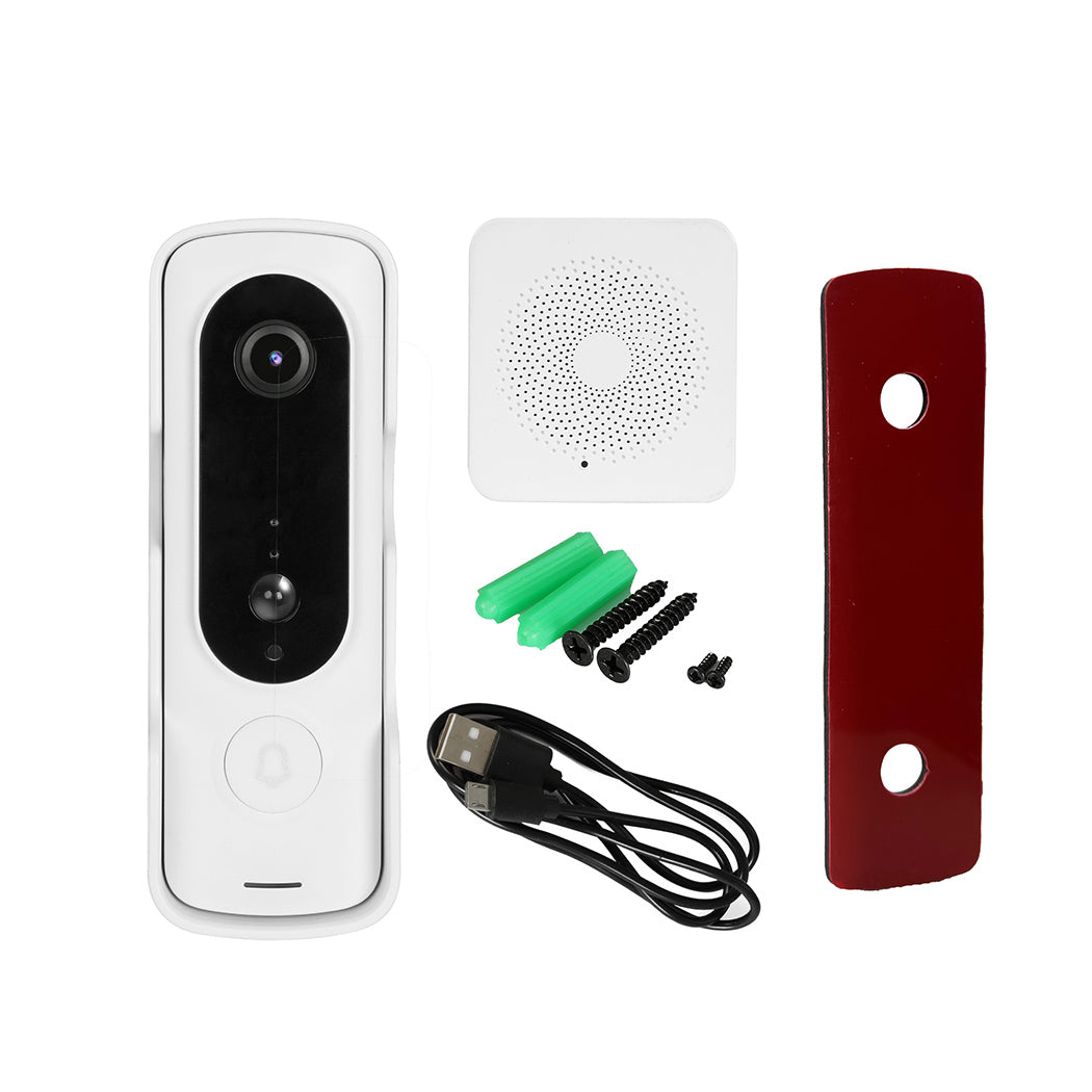 Wifi Doorbell Camera with Indoor Chime-1910112334953713669