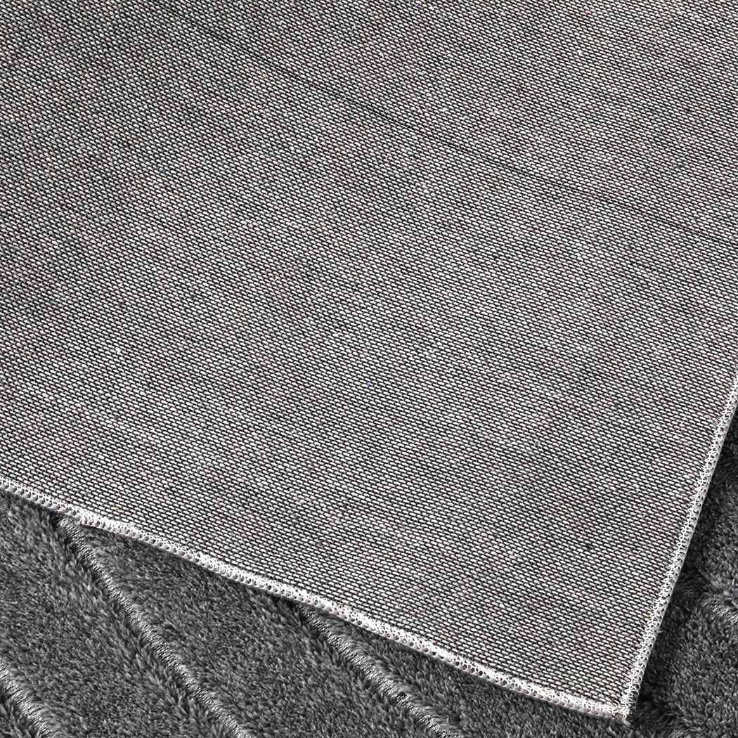 Marlow Floor Rug Soft Polyester Carpet Non Slip Plush Shaggy Rugs Geometric-1942353628346060805