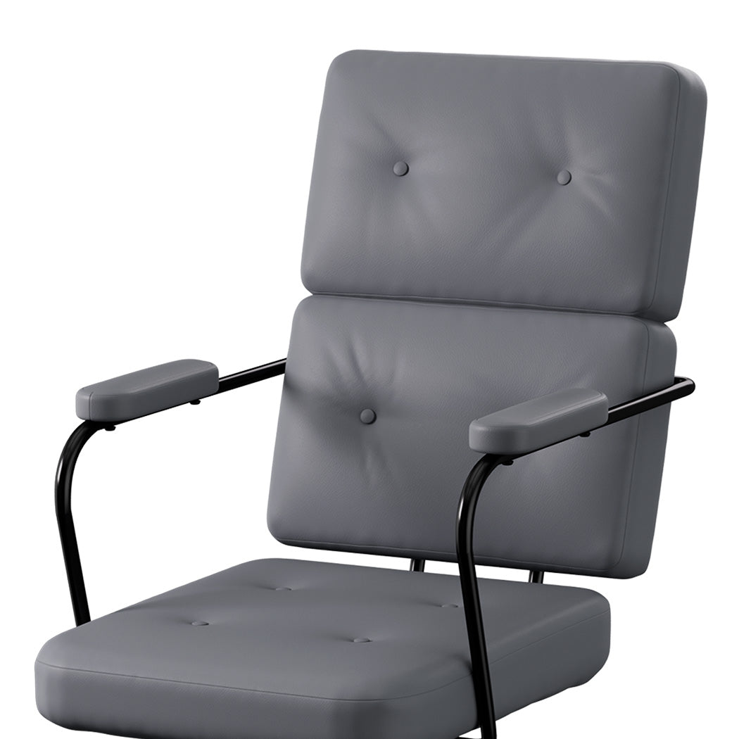 LEVEDE Ergonomic Office Chair Computer PU Grey-1937319820773167109