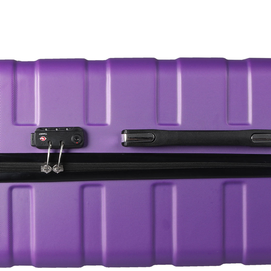 Slimbridge 3PC Luggage sets Suitcase Purple-1942352941520392197