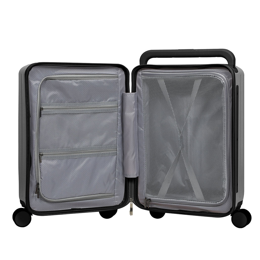 Slimbridge 20" Luggage Wide Handle TSA Lock Grey-1942353662055682053