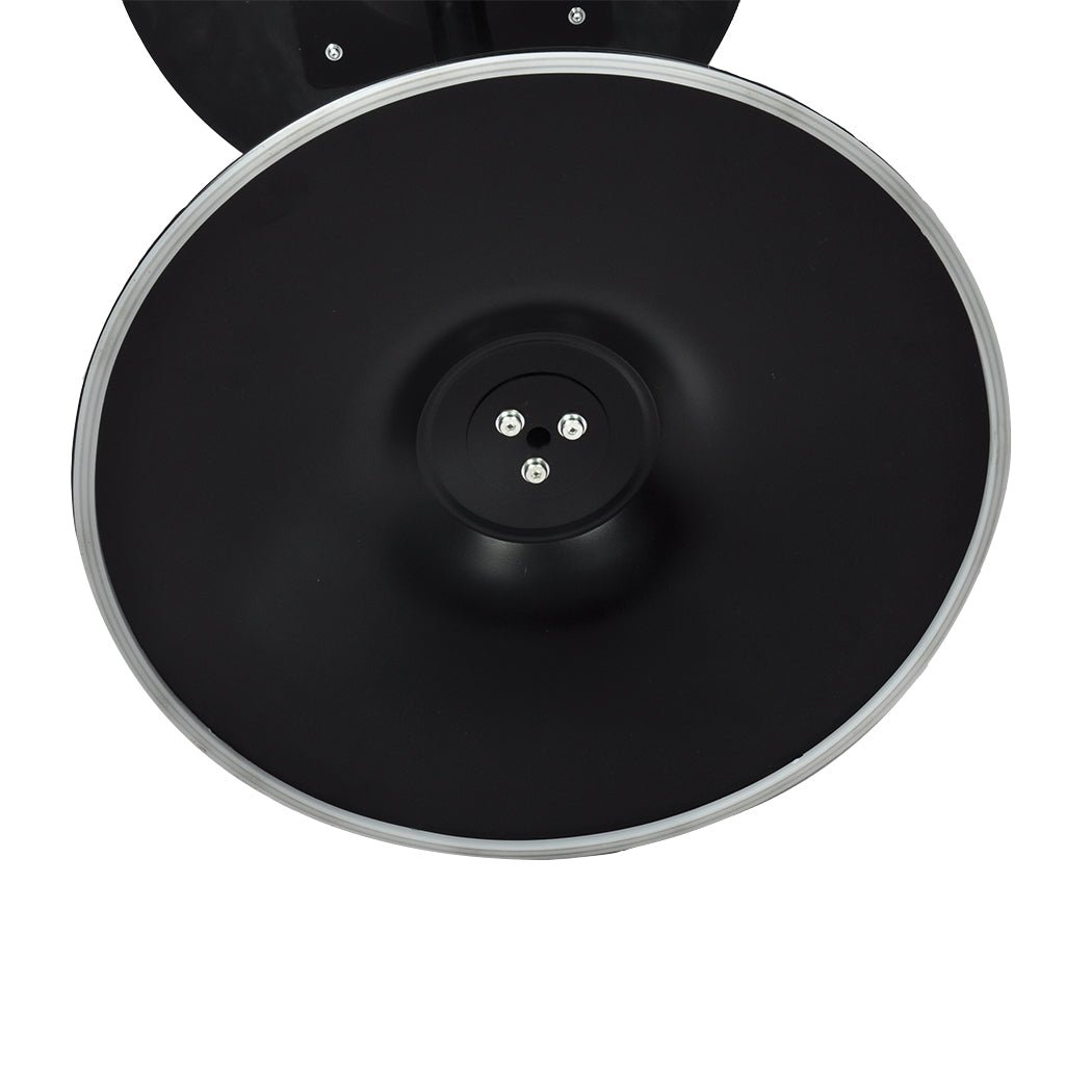 Levede 2x Round Bar Table Pub Tables Black-1910113299010293765