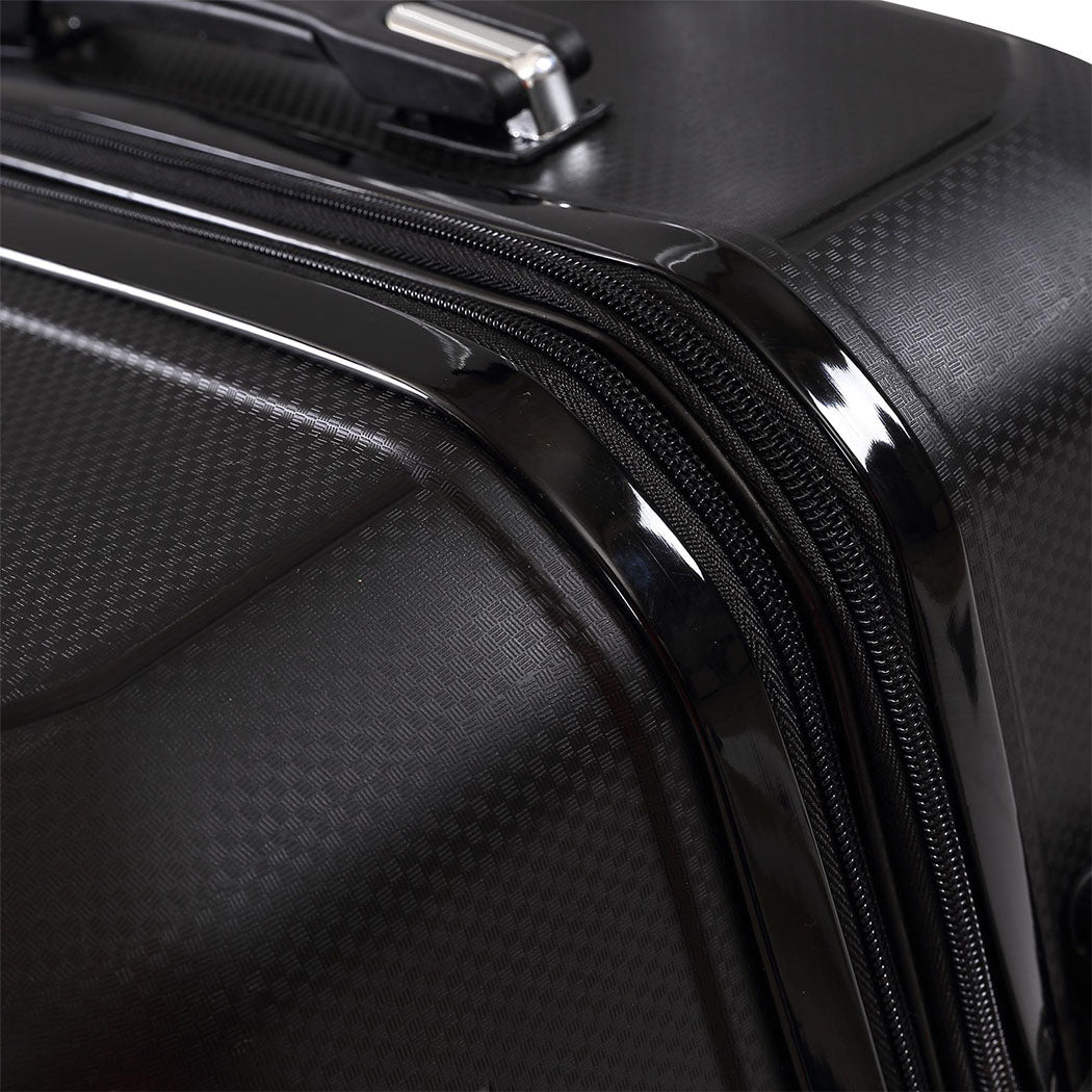 28" Travel Luggage Carry On Expandable Black-1942352930929774597